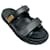 Autre Marque Christian Dior Black Leather Dioract Sandals  ref.1305243