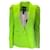 Autre Marque Smythe Lime Box Pleat Blazer Green Polyester  ref.1305248