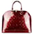 Louis Vuitton Vernis Monogram Alma GM Handbag Dark red Leather  ref.1305253