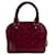 Louis Vuitton Alma BB Cuir vernis Rouge Bordeaux Violet  ref.1305314