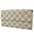 Louis Vuitton Portefeuille Sarah White Cloth  ref.1305325