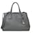 Prada Vitello Grey Leather  ref.1305329