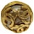Timeless Chanel COCO Mark Dourado Metal  ref.1305337