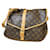 Louis Vuitton Saumur 35 Brown Cloth  ref.1305389