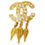 Timeless Chanel COCO Mark Dorado Chapado en oro  ref.1305390