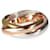 Cartier Trinity Ring in 18K 3 Ton Gold Golden Metallisch Weißgold Metall  ref.1305415