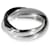 Cartier Trinity Ring in 18K Weißgold/Keramik Silber Metallisch Metall  ref.1305416