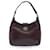 Céline Vintage Dark Brown Leather Hobo Shoulder Bag  ref.1305446