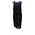 Chanel Vestido preto com forro de chiffon tamanho sem mangas 48 fr Sintético  ref.1305453