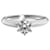 TIFFANY & CO. Anel de noivado solitário de diamante em platina I VS2 0.62 ctw Prata Metálico Metal  ref.1305476