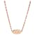 Hermès Colar Hermes Chaine d'Ancre Verso em 18k Rose Gold 0.88 ctw Metálico Metal Ouro rosa  ref.1305479
