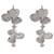TIFFANY & CO. Orecchini di diamanti con fiori di carta in 950 Platino 12 ctw Argento Metallico Metallo  ref.1305489