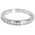 TIFFANY & CO. Aliança de casamento de diamante do canal em platina 0.24 ctw Prata Metálico Metal  ref.1305494
