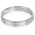 Aliança de casamento Cartier Love (OURO BRANCO) Prata Metálico Metal  ref.1305515