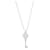 TIFFANY & CO. Return to Tiffany Heart Key Pendant in Sterling Silver Silvery Metallic Metal  ref.1305529