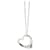 TIFFANY & CO. ELSA PERETTI 27 mm Open Heart Pendant on a Chain, sterling silver Silvery Metallic Metal  ref.1305535