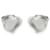 TIFFANY & CO. ELSA PERETTI 10mm Boucles d'oreilles coeur en argent sterling Métal Argenté Métallisé  ref.1305536