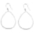 Autre Marque ppolita Classico Hammered Teardrop Earrings with Diamonds in Sterling Silver Silvery Metallic Metal  ref.1305543