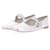 REPETTO  Ballet flats T.eu 41 leather Silvery  ref.1305580