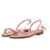LOUIS VUITTON Sandalen T.EU 37 Exotische Leder Pink Exotisches Leder  ref.1305596