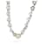 TIFFANY & CO. Heart Link Necklace in 18k yellow gold/sterling silver Silvery Metallic Metal  ref.1305613