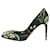 Dolce & Gabbana Zapatos de salón negros con adornos florales - talla UE 37  ref.1305699