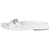Gabriela Hearst Sandalias planas de piel con hebillas en color blanco - talla UE 42 Cuero  ref.1305705