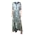 Etro Green floral printed dress - size UK 8  ref.1305710