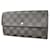 Louis Vuitton Porte Monnaie Credit Brown Cloth  ref.1305753