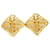 Timeless Chanel COCO Mark Dourado Banhado a ouro  ref.1305776