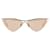 Balenciaga BB0093S Cat Eye Sunglasses in Gold Metal Golden  ref.1305889