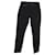 Jeans slim fit rivestiti Saint Laurent in cotone nero  ref.1305907