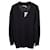 T by Alexander Wang Distressed V-Neck Sweater Dress aus schwarzer Baumwolle  ref.1305915