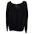 Nili Lotan V-Ausschnitt-Pullover aus schwarzem Kaschmir Wolle  ref.1305916