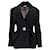 Vivienne Westwood Blazer cruzado en lana negra Negro  ref.1305920