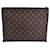 Louis Vuitton Monogram Solar Ray A4 Pochette Clutch with Orange Chain in Brown Canvas Cloth  ref.1305926