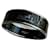 Pulsera Hermès de esmalte Negro Metal  ref.1305944