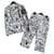 Chanel Collezione Dior Jungle: giacca a barre e pantaloni assortiti. Multicolore Cotone  ref.1305950