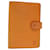 LOUIS VUITTON Epi Agenda PM Day Planner Couverture Orange Mandarin R2005H Authentification 69174 Cuir  ref.1306022