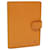 LOUIS VUITTON Epi Agenda PM Day Planner Couverture Orange Mandarin R2005H Authentification 69175 Cuir  ref.1306075
