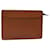 LOUIS VUITTON Epi Pochette Homme Clutch Bag Brown Zipang gold M52528 Auth th4657 Leather  ref.1306086