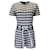 Autre Marque Alaia Black / White Short Sleeved Check Knit Playsuit Multiple colors Viscose  ref.1306177