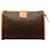 Céline Brown Celine Macadam Clutch Bag Leather  ref.1306193