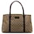 Brown Gucci GG Supreme Tote Bag Leather  ref.1306204