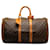 Keepall marron à monogramme Louis Vuitton 45 Sac de voyage Cuir  ref.1306206