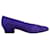 Céline Vintage Purple Celine Suede Ballet Flats Size 38.5  ref.1306226