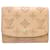 Portefeuille compact rose Louis Vuitton Monogram Mahina Iris Cuir  ref.1306253