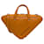 Orange Balenciaga S Triangle Duffle Bag Leather  ref.1306257
