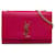 Borsa a tracolla Kate media con monogramma rosa Saint Laurent Pelle  ref.1306263