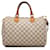 White Louis Vuitton Damier Azur Speedy 30 Boston Bag Leather  ref.1306275